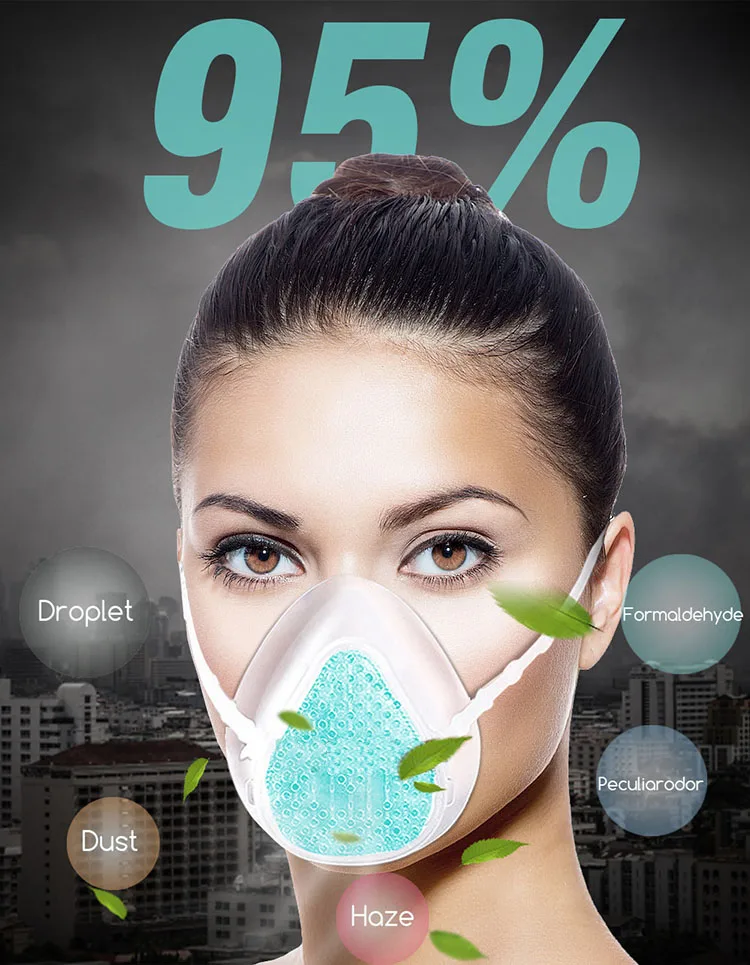 

S8 N95 Mask Filter Respirator Washable Reusable Medical Silicon Anti Corona Virus Dust Pollution Protection For Adult Child Kids