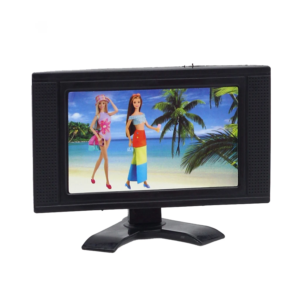 Новый ЖК-дисплей TV кукла игрушка структуры аксессуары для 1/6 BJD куклы-Барби мебель