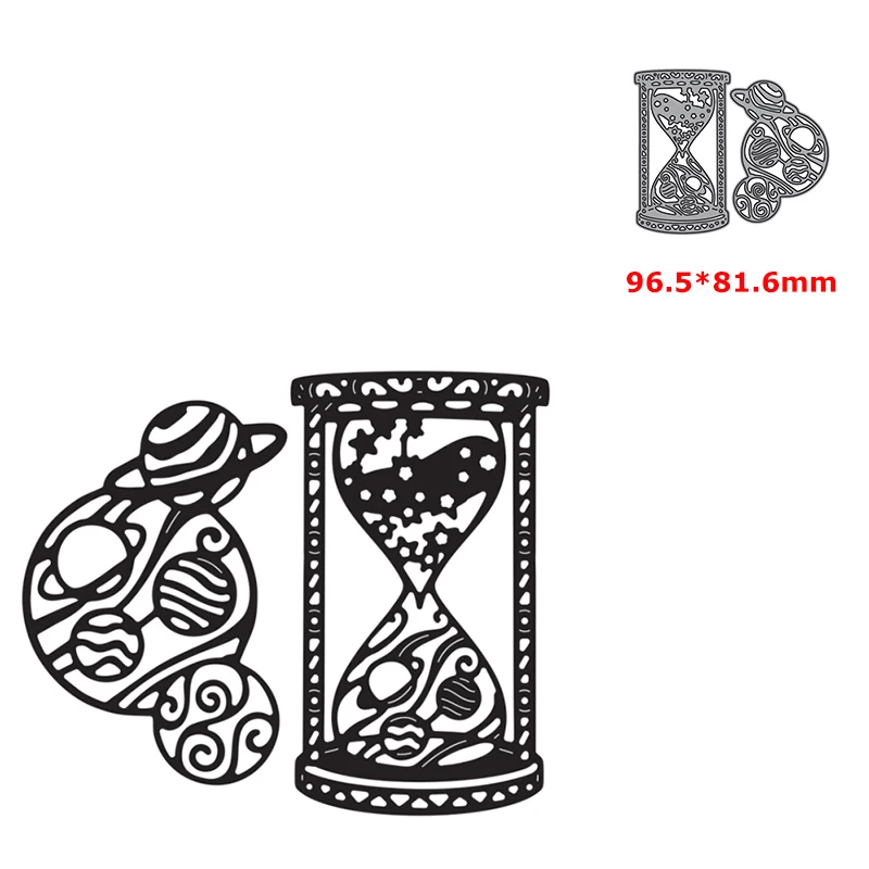 

quicksand timer metal cutting dies mold sphere die cut DIY Scrapbooking paper craft knife mould blade punch stencils dies
