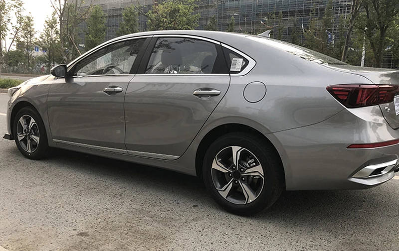 Подходит для Kia K3/Cerato 3rd Gen автомобильный Стайлинг АБС хромированная Дверная панель Корпус формовочная крышка протектор 4 шт. авто аксессуары