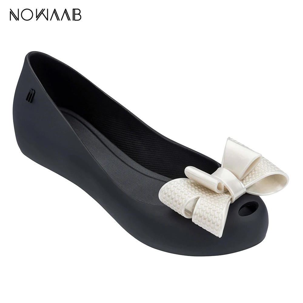 

Melissa Original Women Adulto Jelly Sandals Bow 2020 Fashion New Summer Sandalias Melissa Female Shoes Non-slip Women Sandals