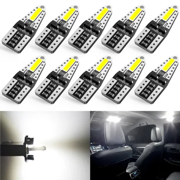 

10PCS T10 LED Bulbs CANBUS NO Error For LEXUS rx300 rx330 nx is250 es350 ls400 is200 570 White 6000K Dome Light Interior Lights