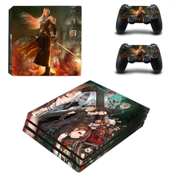 

Finalfantasy Console Skin Cover For Playstation 4 Pro Console PS4 Pro Skin Stickers Controller Protective Skins