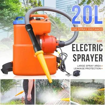 

20L Ultra Capacity Electric ULV Fogger Sprayer Mosquito Killer Disinfection Machine Fight Drugs 6-10M Distance Spraying Tool