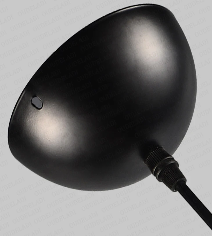 Реплика скандинавских подвесных ламп черного и белого цвета из алюминия в форме яблока, светодиодные подвесные светильники, Подвесная лампа диаметром 25 см