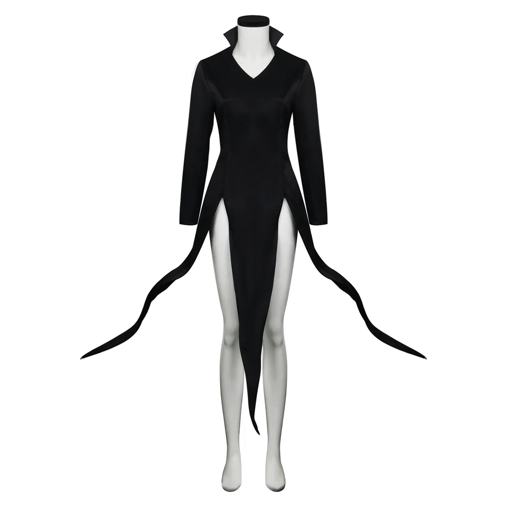 Костюм для косплея из аниме One Punch Man Senritsu No Tatsumaki черное платье Ужасно Торнадо
