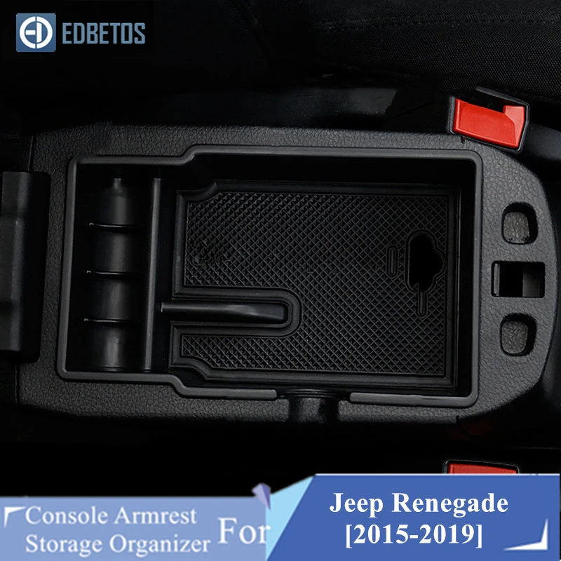 Renegade 2015 2016 2017 2018 2019 консоль подлокотник органайзер для хранения Jeep 2015-2019 коробка