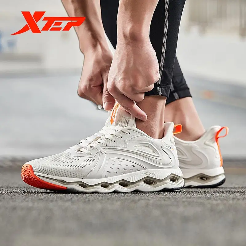 Мужские кроссовки для бега Xtep 2020 весенние легкие сетчатые дышащие 880119110016|athletics running shoes|free shipping shoesrunning shoes |