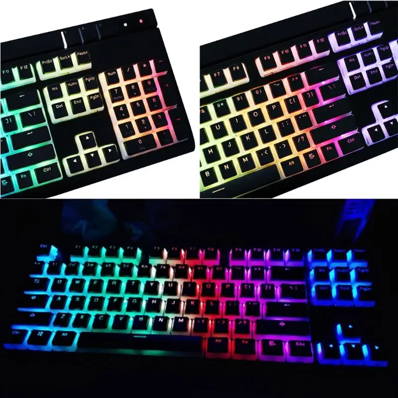 RGB 143 Keycaps ANSI Layout PBT Pudding Double Skin Milk Shot Backlit Keycap For Corsair K70 K65 Mechanical Keyboard RGB 143 Keycaps ANSI Layout PBT Pudding Double Skin Milk Shot Backlit Keycap For Corsair K70 K65 Mechanical Keyboard
