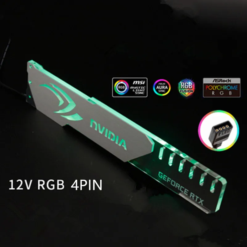 Кронштейн для графической карты Symphony AURA RGB belief лампа фиксированная Поддержка кронштейн компаньон компьютерный светильник украшение загрязнения