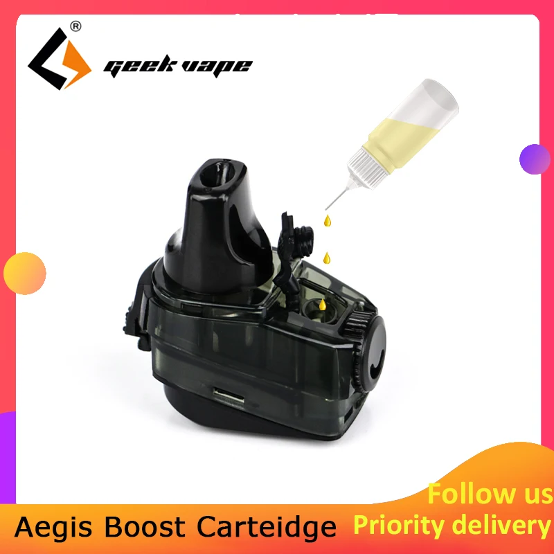 1 шт./упак. Geekvape Aegis Boost картридж 2 мл/3 7 мл Ёмкость с 0.4ohm/0.6ohm катушки поддержка ДТЛ/MTL
