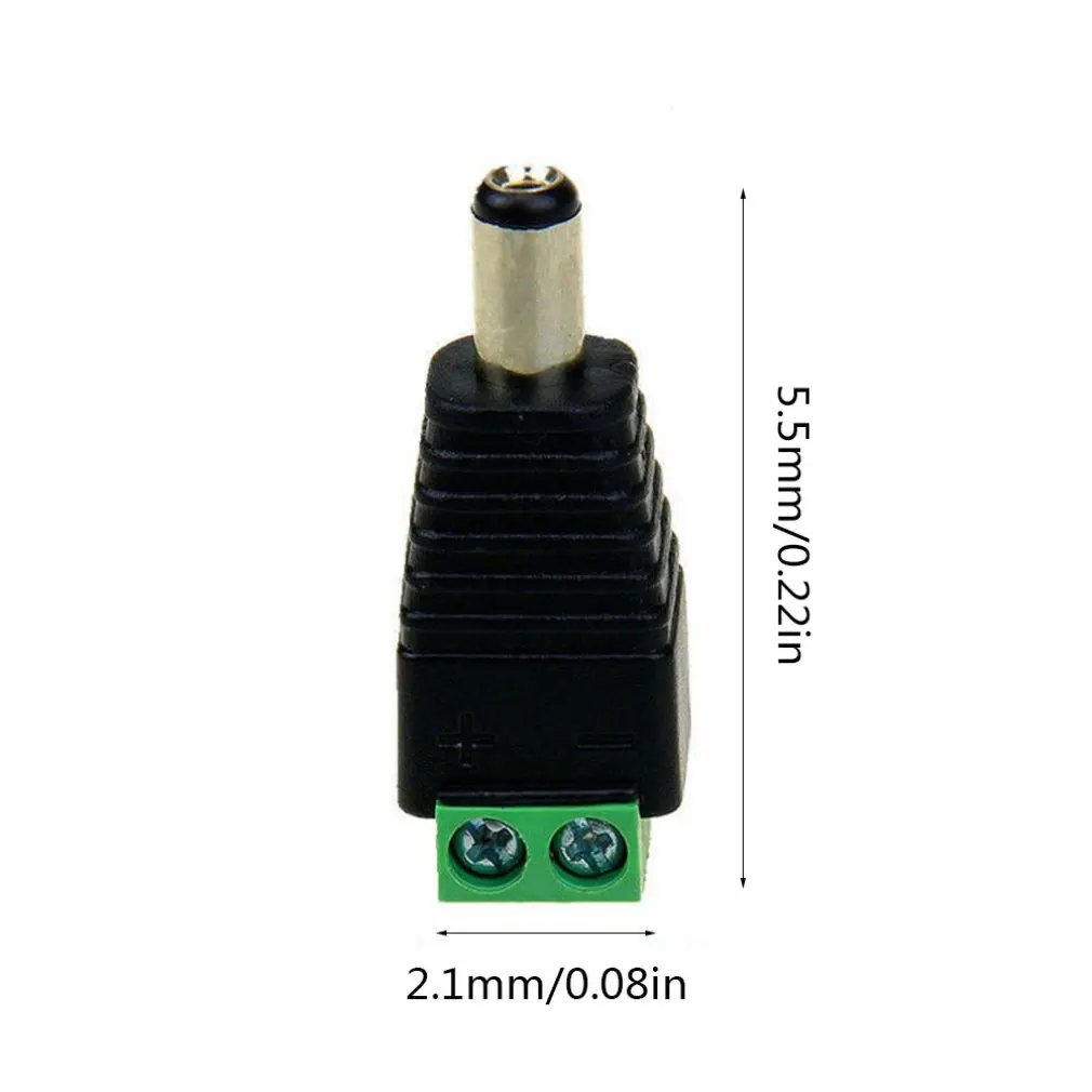 10 пар(20шт) Коаксиальный Cat5 к BNC DC Штекерный соединитель гнездовой разъем переменного тока Переходник Av BNC UTP для видео системы наблюдений Balun
