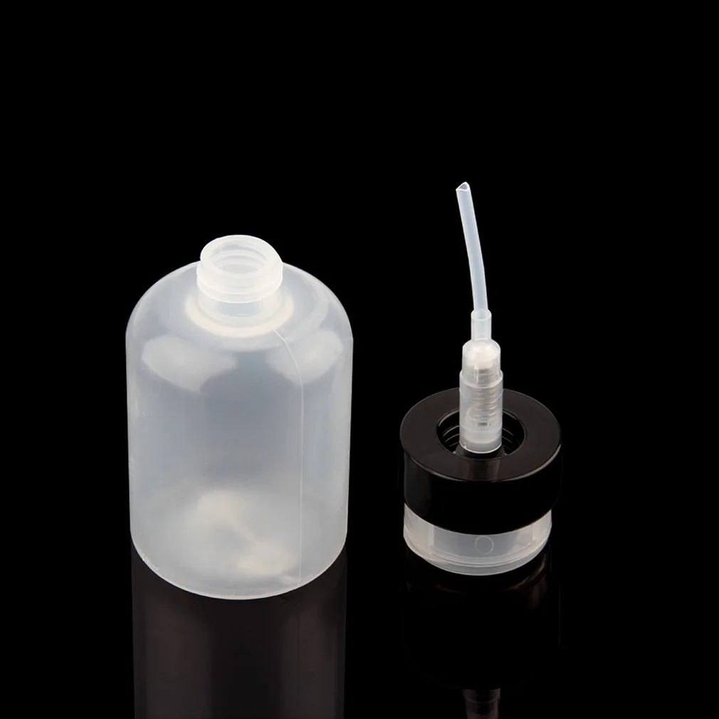 

210ml Empty Pump Dispenser Liquid UV Gel Polish Nail Art Polish Remover Cleaner Acetone Bottle Polish Remover Bottle Big Sale