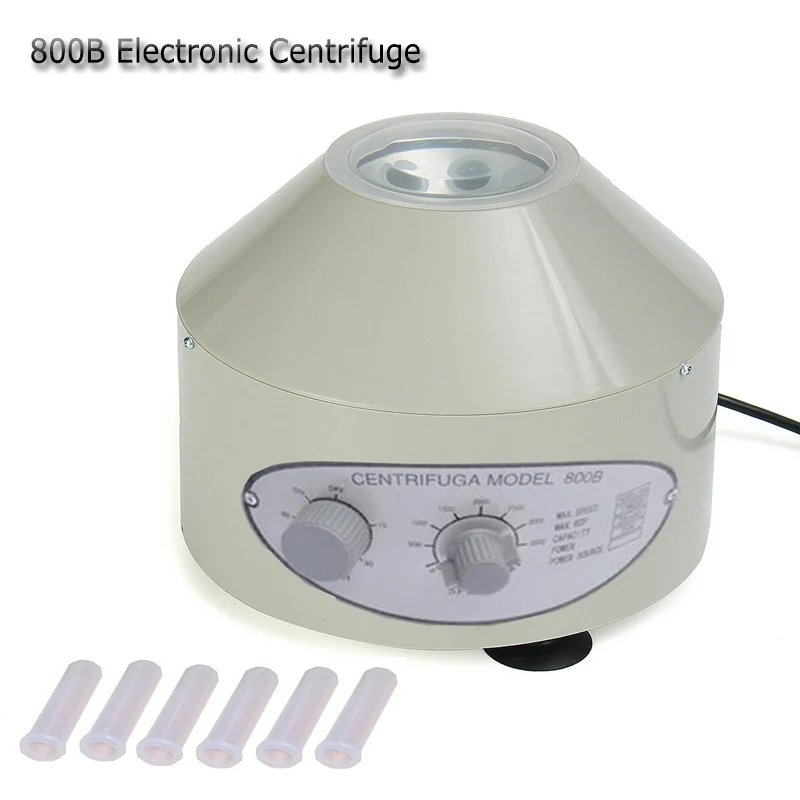 800B Centrifuga Da Laboratorio Elettrica Macchine Per Prove Mediche 4000 Giri/Min Funzione Di Temporizzazione Regolabile Fornitura Siero Di Separazion