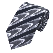 Barry.Wang, черный, новинка, шелковый галстук для мужчин, свадебный подарок, ширина 8,5 см, модный дизайнерский мужской галстук, Gravat, Прямая поставка, DH-1130