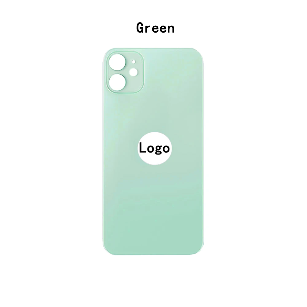 green iphone 11 Для iphone 11 pro max задний стеклянный корпус+ клейкая задняя кристаллическая панель крышка батареи крышка оболочки для iphone 11 pro max - Цвет: green iphone 11