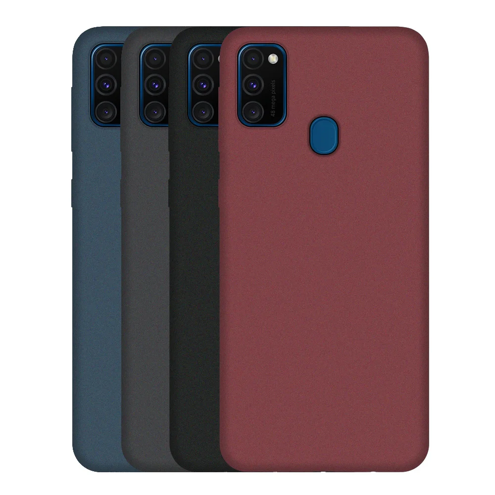 Тонкие Матовые чехлы LECAYEE для Samsung Galaxy M30s M31 M30 или матовые Силиконовые Мягкие