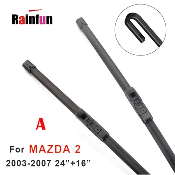 

RAINFUN U Hook Type Front Wiper Blade for MAZDA 2 2003-Onwards, B-14B REAR WIEPRS, B-14F Rear Arm Blade ; 14" rear wiper blade