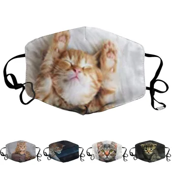 

maschere 1pcs Adult Men And Women masques Cartoon Printed outdoor Quick-drying Anti-Dust Double-layer mascaras Toiletry Kits