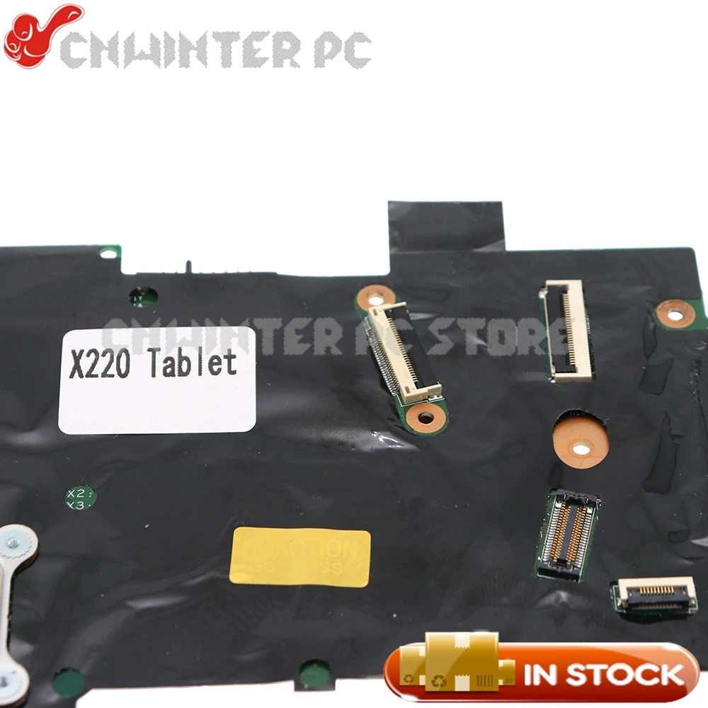 NOKOTION For Lenovo Thinkpad X220T X220 Tablet Laptop Motherboard FRU 04Y1814 04W3380 I7-2640M CPU