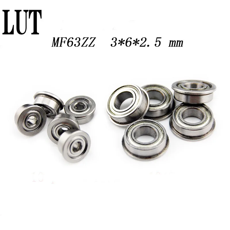 10 шт./лот высокое качество ABEC 5 MF63ZZ MF63Z MF63 ZZ LF630ZZ F673ZZ 3x6x2 мм 3*6*2 сталь Миниатюрный