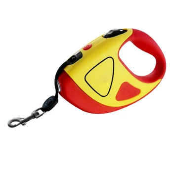 

Pet Leash LED Luminous Retractable Dog Leash Portable Hand-held Soft Nylon Rope for Outdoor Dogs Pets TB Sale