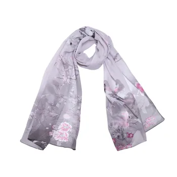 

scarves for women silk scarf shawl Fashion Unique Style Long Leopard Shade Shawl Scarf Wrap Chiffon for Wonmen Dropshipping#10