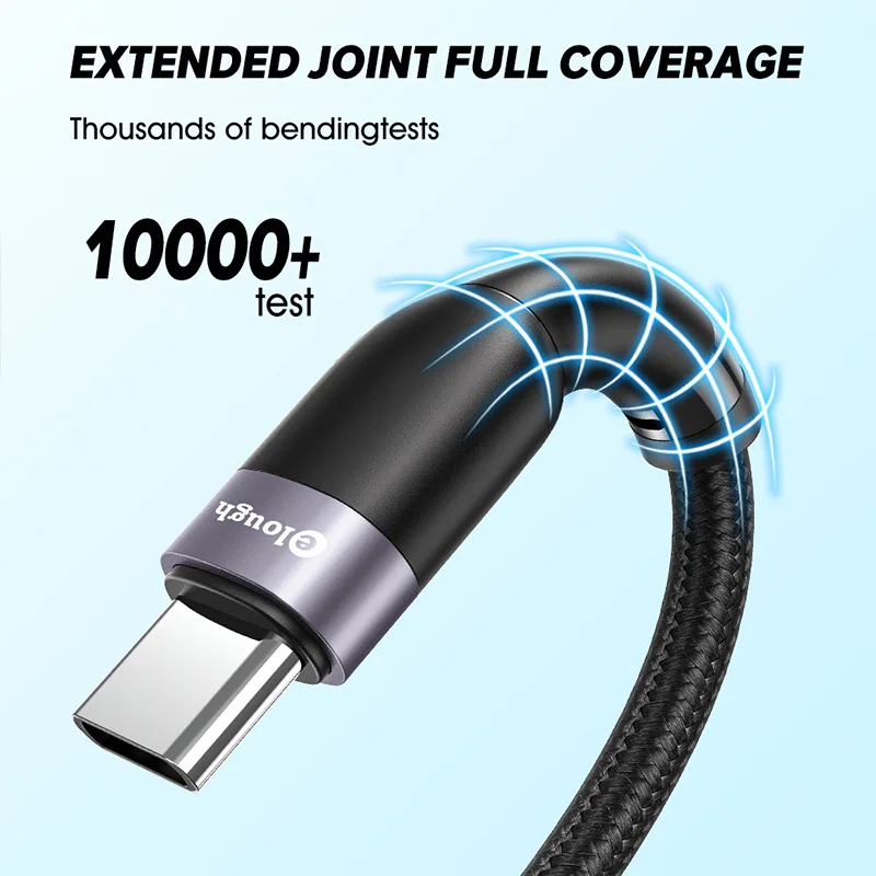 USB Type C Cable 3A Fast Charging For Xiaomi Redmi Poco x3 Samsung S20 S21 Mobile Phone 3m