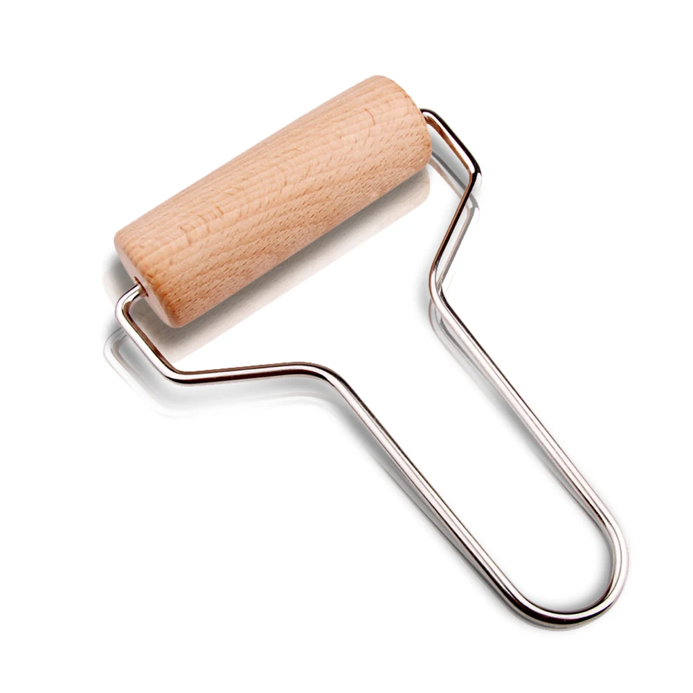 Kitchen Sculpey Craft Arts Ceramics Rolling Tool Manual Polymer Stainless Steel Ergonomic Useful Practical Handle Wood Stamping | Дом и сад