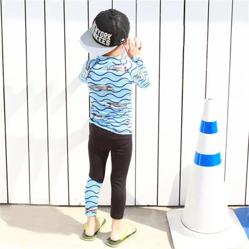 Boys' Swimsuit Whole Body Rash Protection UV Protection 3-11y