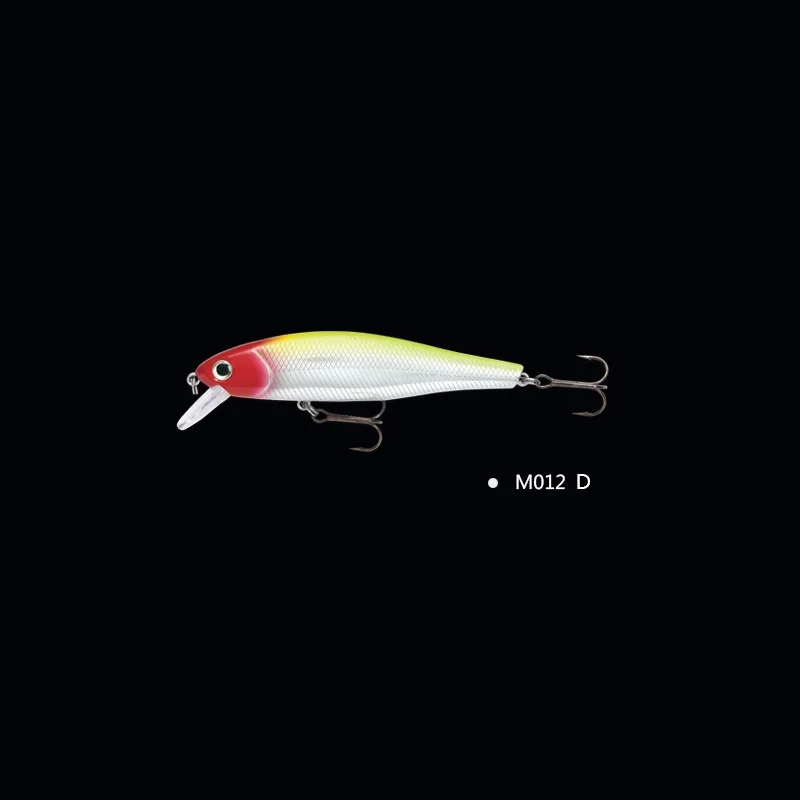 Мини Minnow 6g 85 мм рыболовные приманки высокое качество плавающая качели жесткая приманка свимбейт crankbait whopper plopper pesca бас щука - Цвет: M012 - D