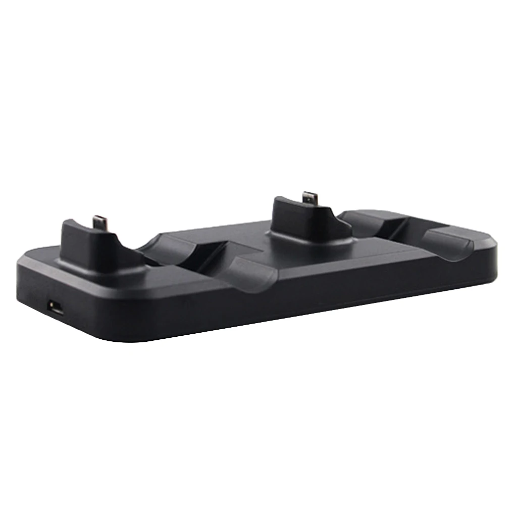 Game Handle Charging Dock Double Gamepad Wireless Controller Chargers Base Charging Dock Station for Black