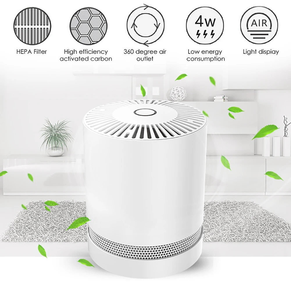 

P03 Air Purifier with True Filter Air Fresher Remove Odor Allergies Smoke Dust Home Room Offices Indoor