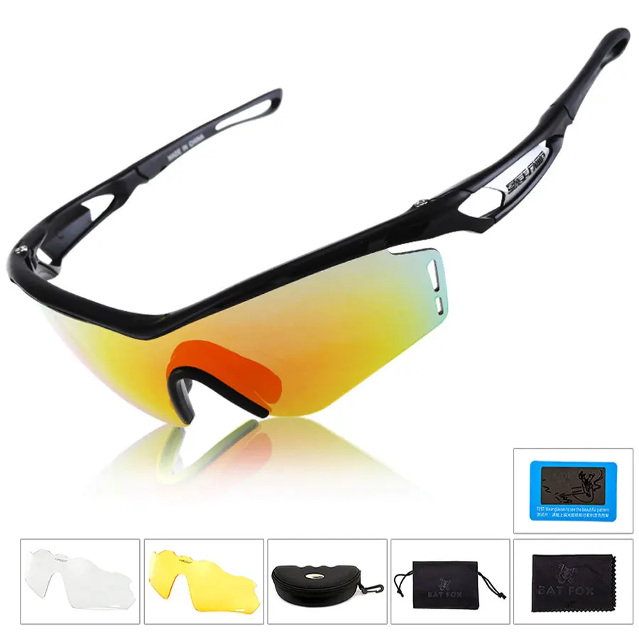 Велосипедные очки, поляризационные велосипедные солнцезащитные очки, уличные спортивные очки, суперлегкая оправа, oculos ciclismo gafas, велосипедные очки - Цвет: BC111