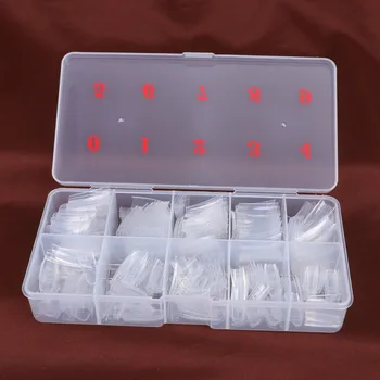 

1000Pcs Fake Nail Tablet Ultrathin False Nail Tips Traceless Fake Nails Piece False Nails for Women Girls Salon Trasparent