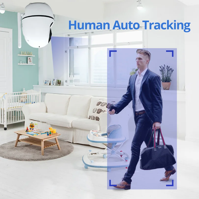 Najtaniej Wetrans 1080P kamera IP Wifi Mini HD automatyczne śledzenie Onvif Night Vision dla dzieci inteligentny CCTV bezpieczeństwa w domu bezprzewodowy kamera