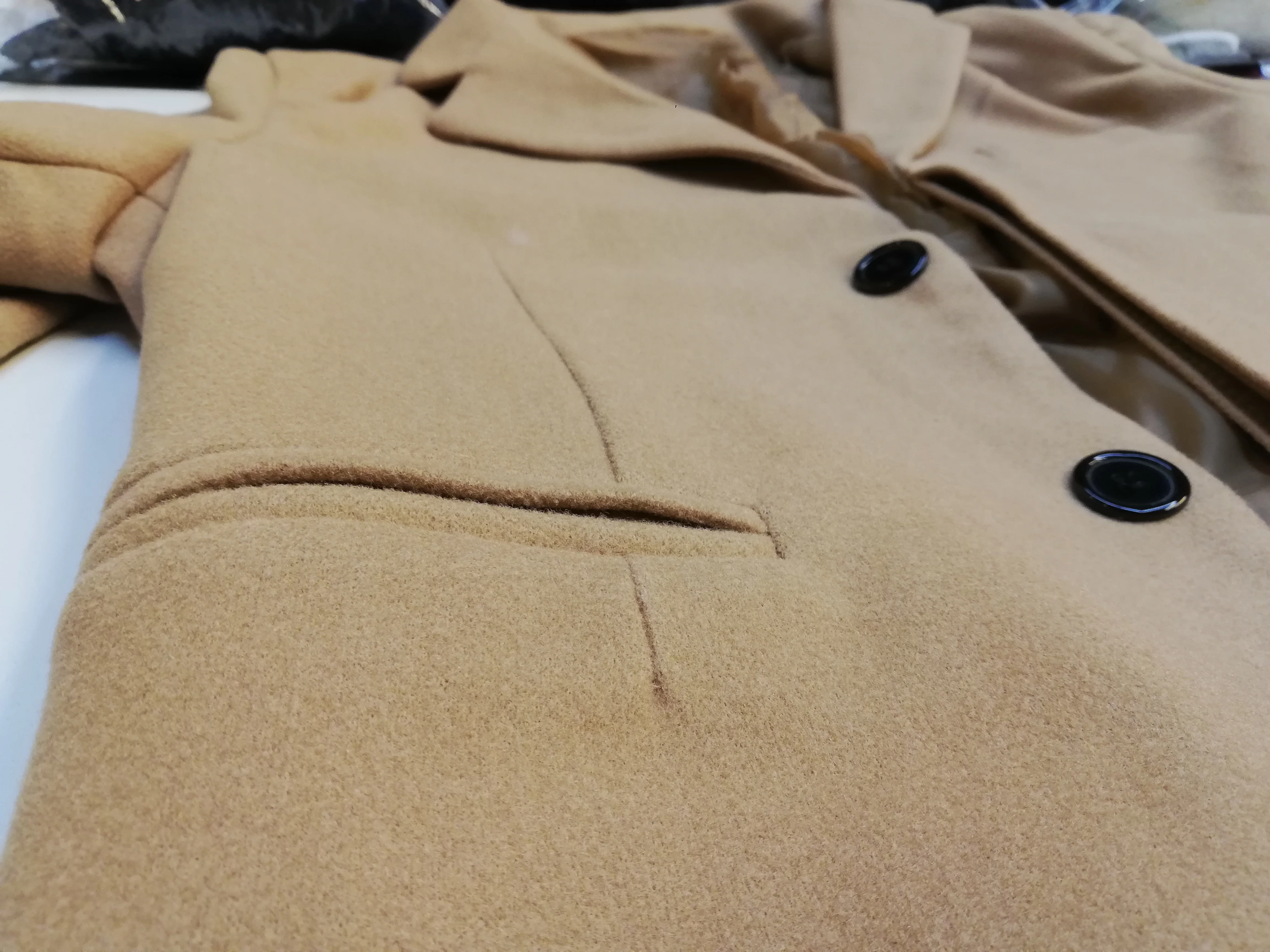 50% OFF Autumn Winter 2019 Fashion Wool Coat Men Plus Size Outwear Black Warm Men's Long Blazer Coats Office Overcoat Tailored Coats 4XL