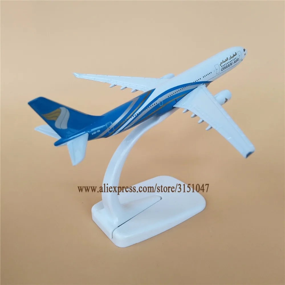 Сплав металла Oman Air Airlines модель самолета Airbus 330 A330 Airways модель самолета Стенд самолет детские подарки 16 см