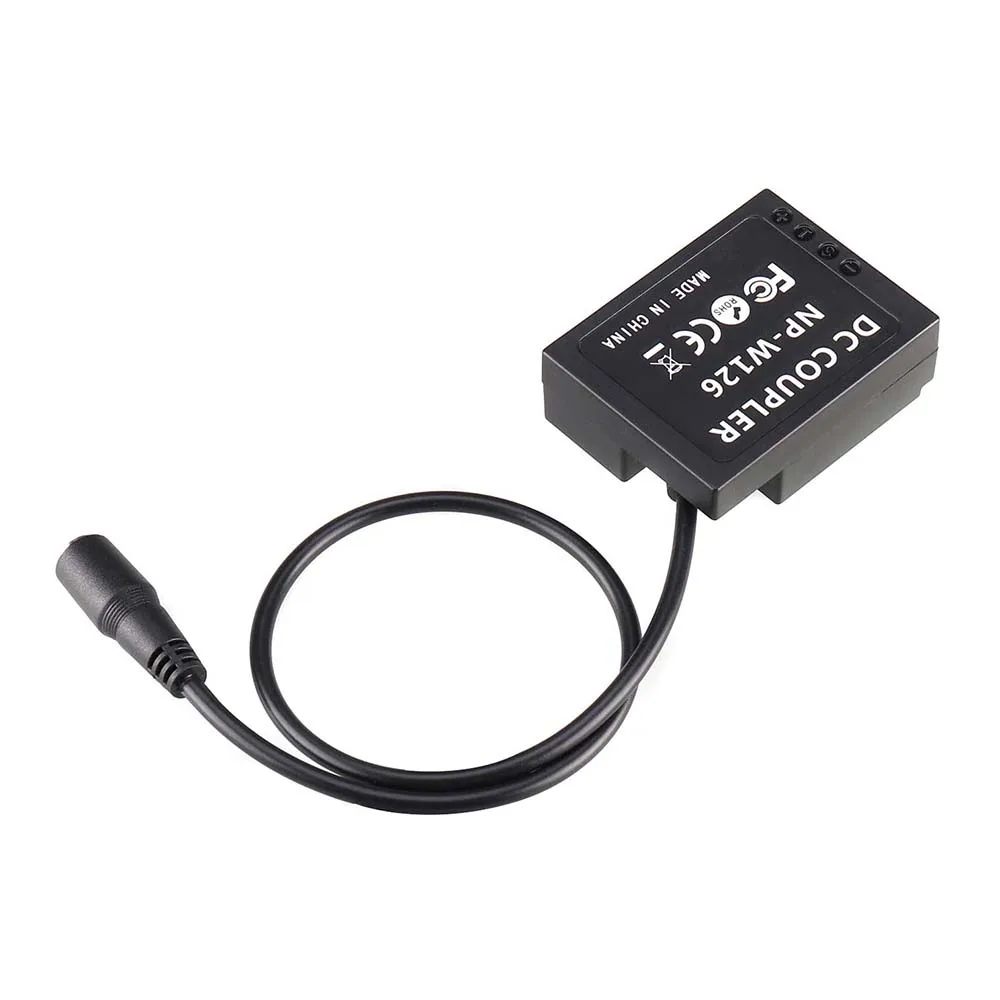 Fotga NP-W126 Dummy Battery DC Coupler for Fuji X-T1 X-T2 X-T3 X-T10 X-T20 X-T30 X-Pro1 X-Pro2 X-Pro3 DSLR Camera | Электроника