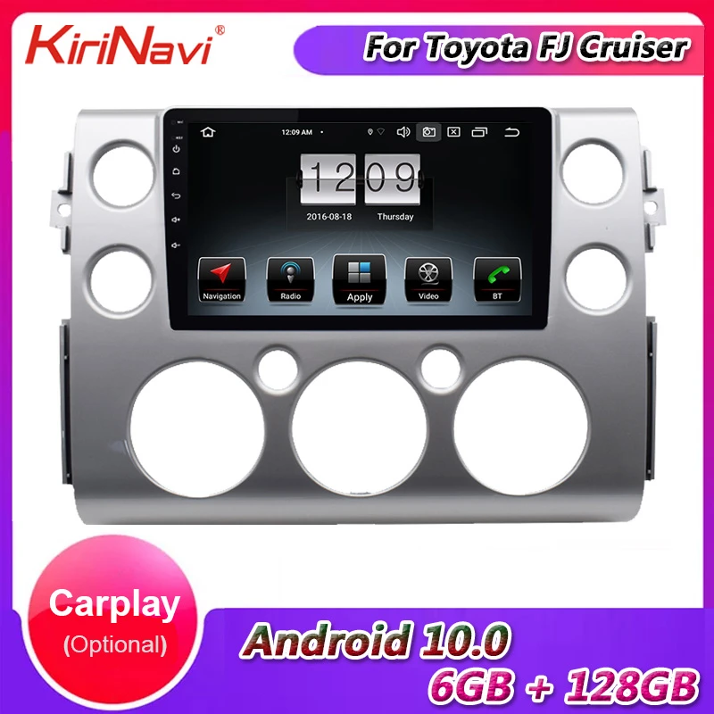 KiriNavi 9 &quotсенсорный экран 1 Din Android 10 0 автомобильное радио для Toyota FJ Cruiser