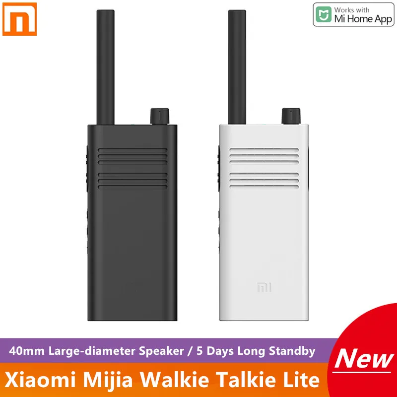 Walkie-Talkie Smart-Phone-App-Control Xiaomi New Mijia Lite for Outdoor 40mm Long-Standby