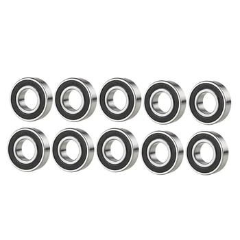 

10Pcs/Set 6205-2RS Ball Bearing Dual Sided Rubber Sealed Deep Groove