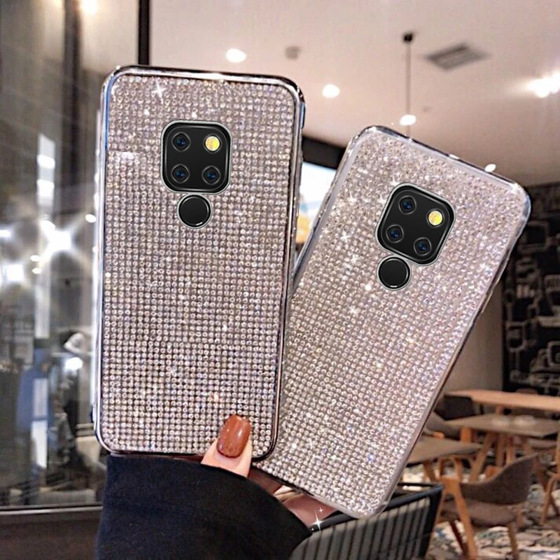 Роскошный Блестящий Алмазный чехол для телефона huawei mate 20 pro mate20 20pro модные