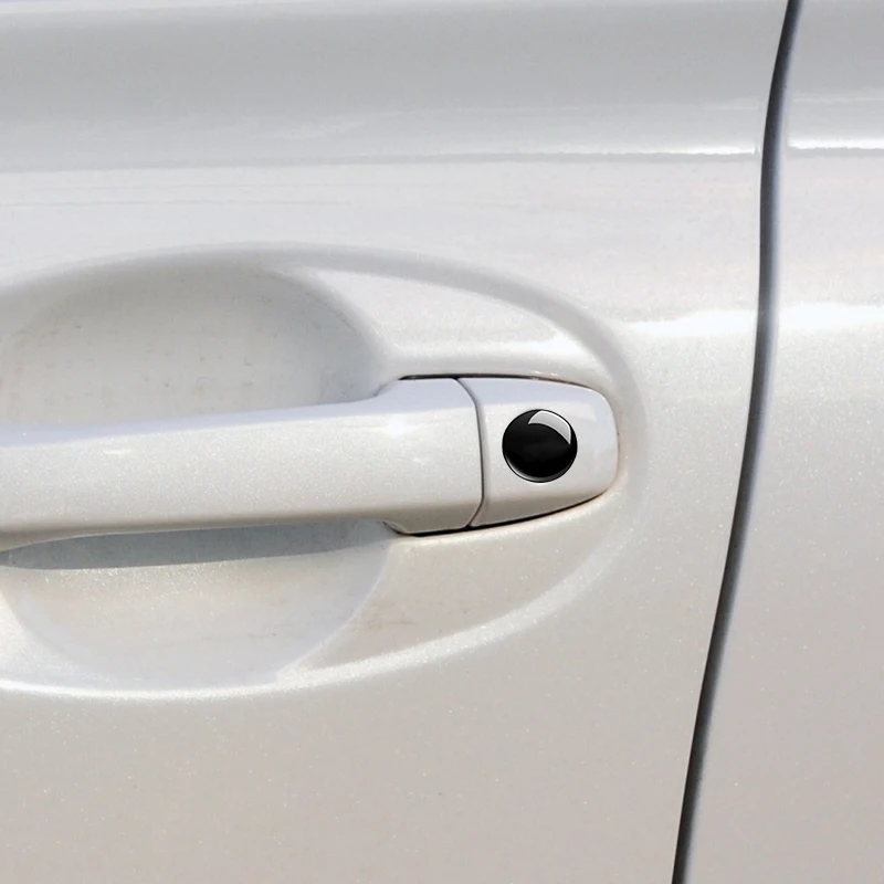 4pcs Car Lock Keyhole Stickers Decoration Protection Accessories For Audi Sline S TT Q3 Q5 Q7 A1 A3 A4 A5 A6 A7 A8 Auto Styling