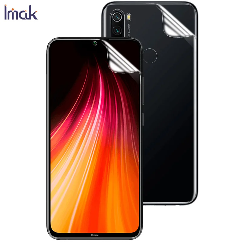 Redmi Note 8 Pro защитная пленка IMAK Hydrogel III для передней панели 0,15 мм пленка из мягкого ТПУ для Xiaomi Redmi Note 8 без стекла