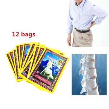 

Lumbago Numbness Of Limbs Osteopathy Acupuncture Horse Bone Marrow Essential Oil Detumescence Medical Oil Analgesic Patch 12Pcs