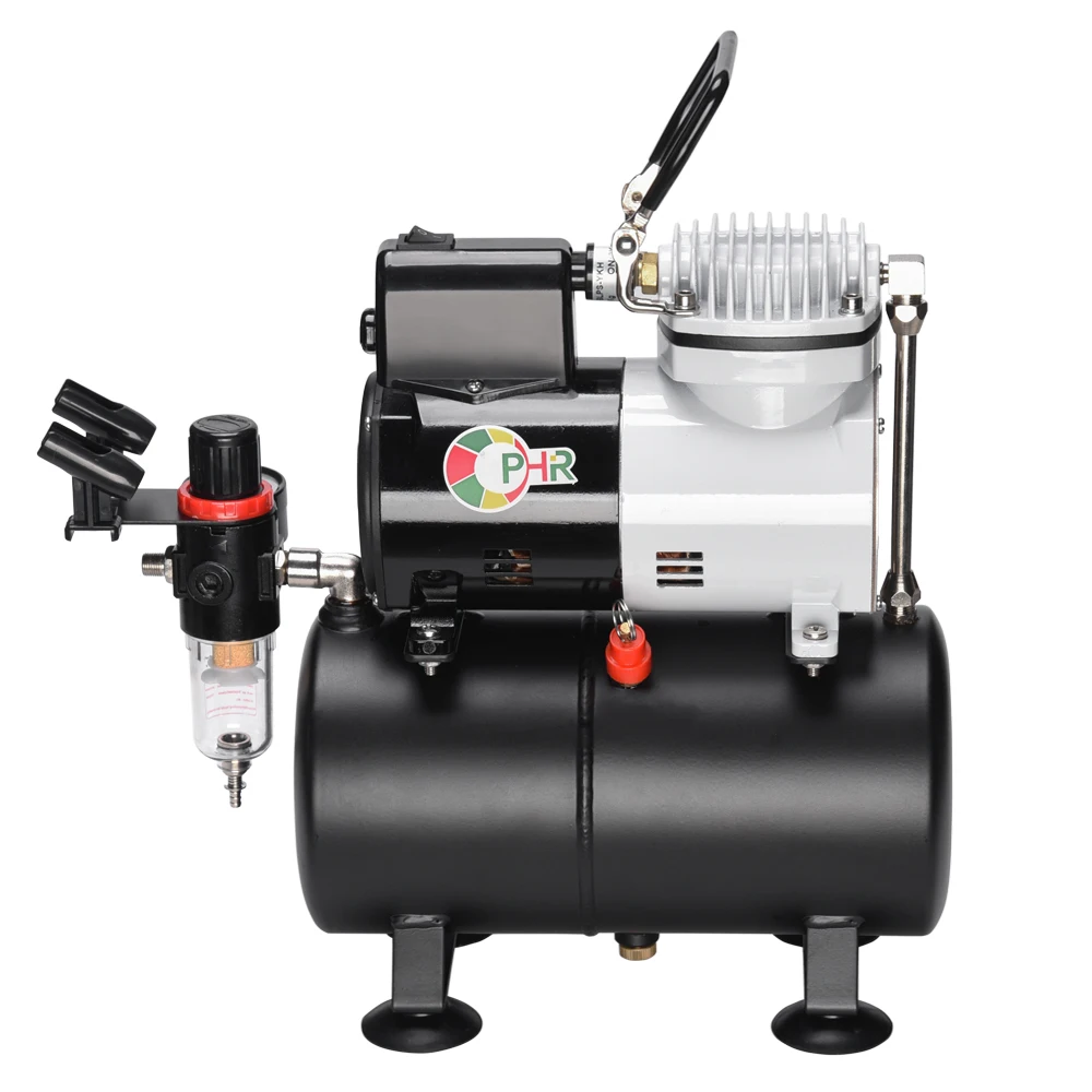 OPHIR 2x Dual Action Airbrush Kit Air Tank Compressor with Splitter for  Hobby Model Painting Tattoo Body Art AC115+004A+074+038 - AliExpress