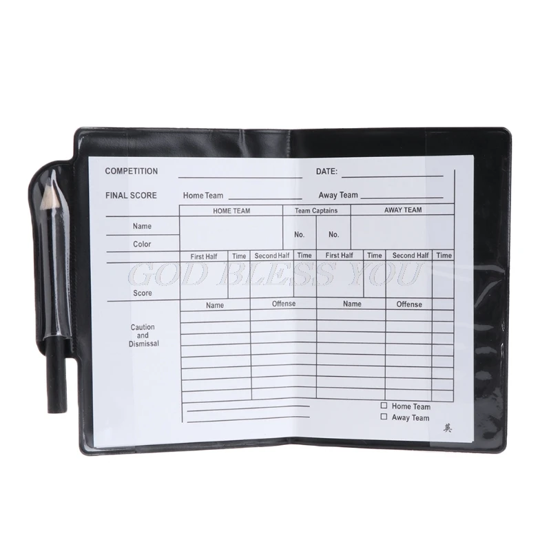 Sport Football Soccer Referee Wallet Notebook with Red Card and Yellow Card Team Sports Soccer Entertainment 1Pc soccer referee cards