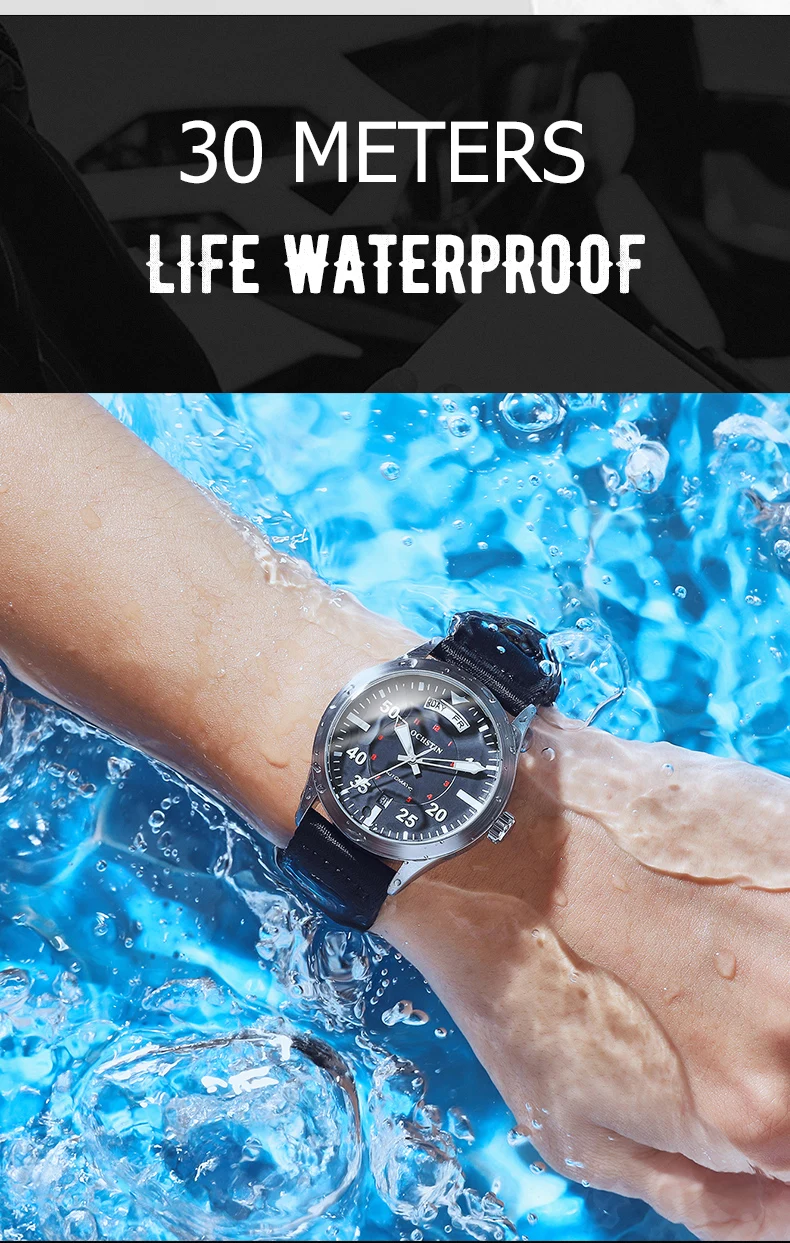 MyGiftHome Men's Mechanical Watch Luminous Hands (OCHSTIN)