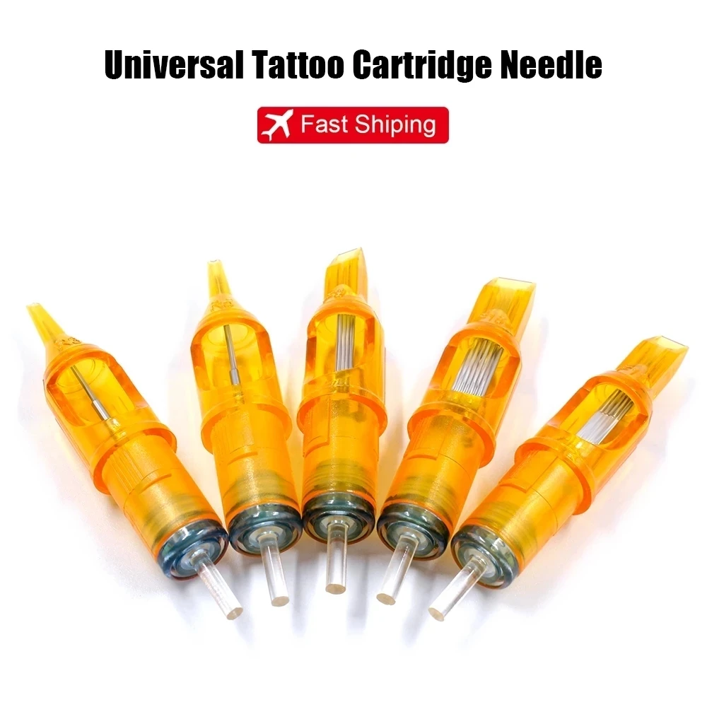 Artículo caliente BIOMASER-cartucho de tatuaje de maquillaje semipermanente desechable, aguja RL/RM/M1/RS, suministros de pistola de tatuaje 1RL/3RL/5RL/7R, gran oferta, 10 Uds. Njoomkel